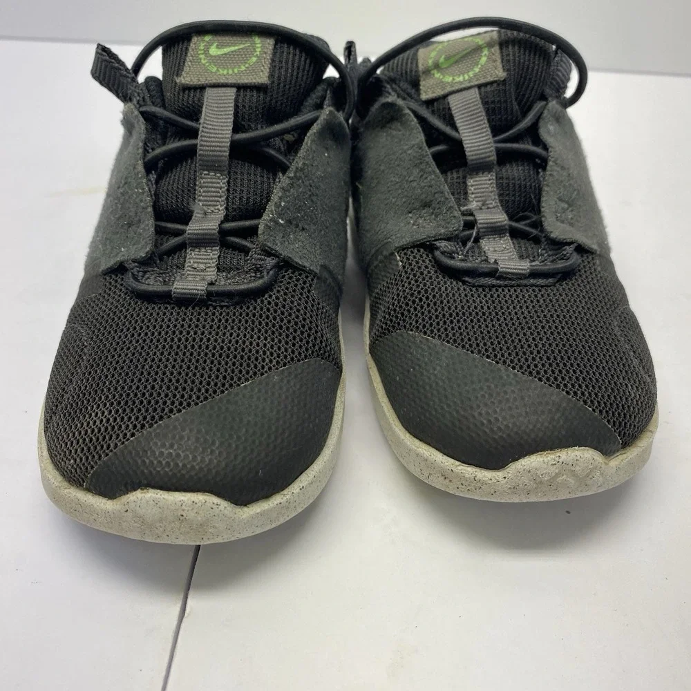 Nike Crater Impact (TD) Kid's 10C Sneakers DB3553-001 Black/Green‎ Boys